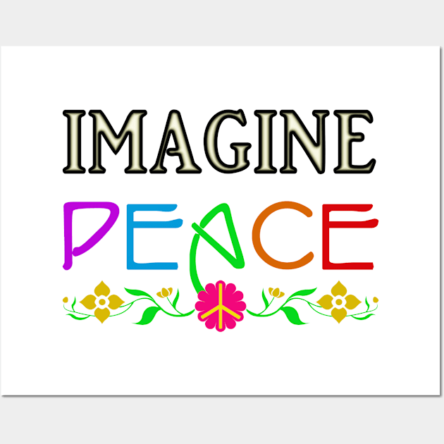 Imagine Peace Wall Art by Izmet